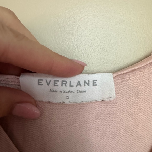 Everlane Japanese GoWeave SlipMidi Dress Rose Pink - Picture 4 of 4